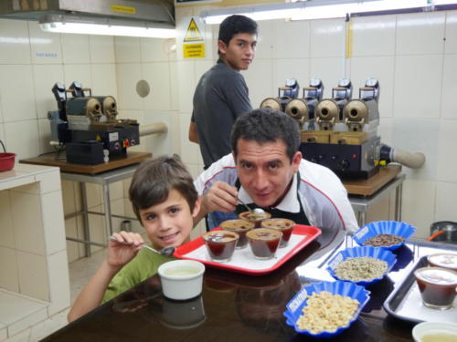 Esteban et Rodolfo, catador café