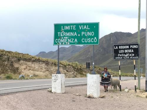 Frontière Cusco Puno Col à 4335m