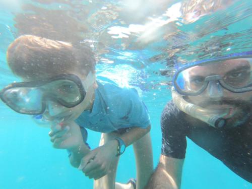 Louis et Stéphane en plongée à Trinidad