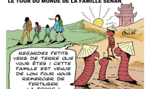 Le Tour du Monde de la famille SENAN par le journal La Gazette, Centre Morbihan