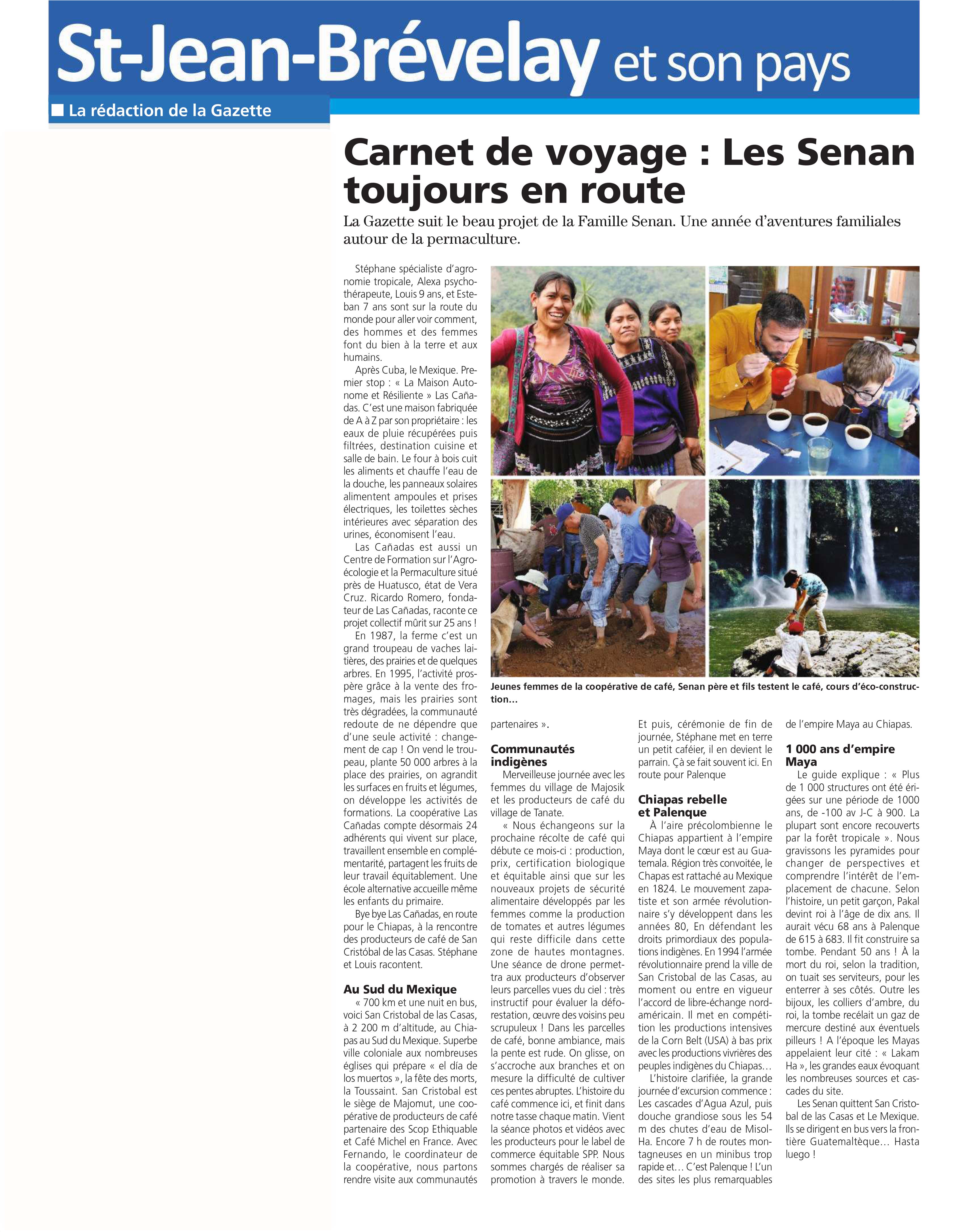La Gazette Centre Morbihan : le rendez-vous mensuel des aventures de la Permaculture Family – le Mexique